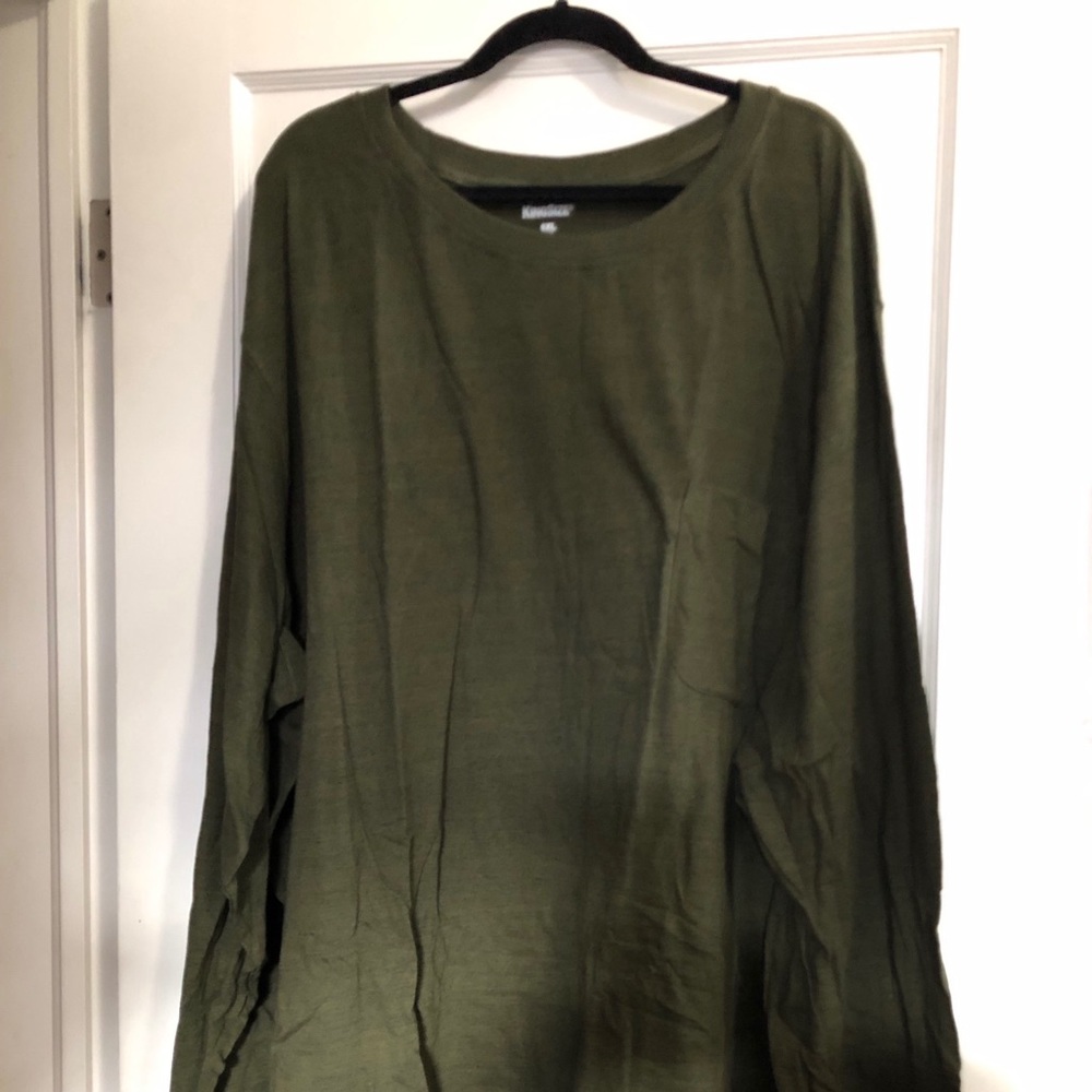 Kingsize Olive Long Sleeve Size 6XL